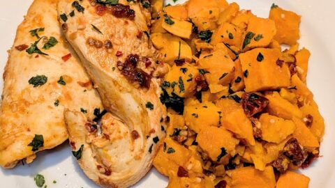 Chipotle Glazed Chicken & Sweet Potatoes