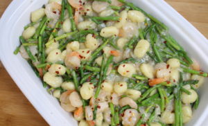 Skillet Gnocchi with Shrimp & Asparagus