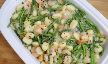 Skillet Gnocchi with Shrimp & Asparagus