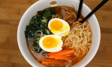 Spicy Pork Ramen Noodles