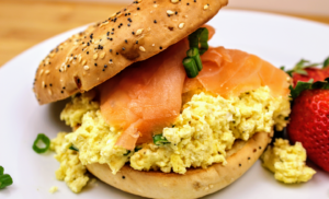 Smoked Salmon Breakfast Bagel