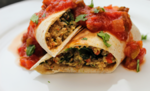 Turkey Sausage Breakfast Burrito