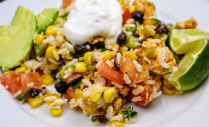 Mexican Chicken & Rice Salad