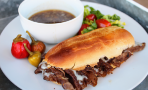 Toasted French Dip Sandwiches