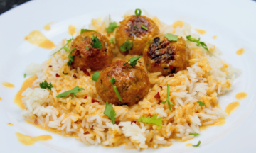 Pad Thai Chicken Meatballs