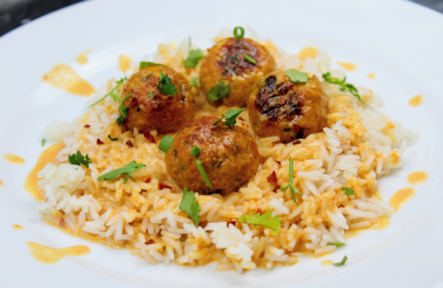 Pad Thai Chicken Meatballs