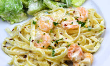 Shrimp Fettuccine Alfredo