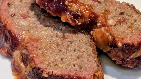 Cheesy Smoked Meatloaf