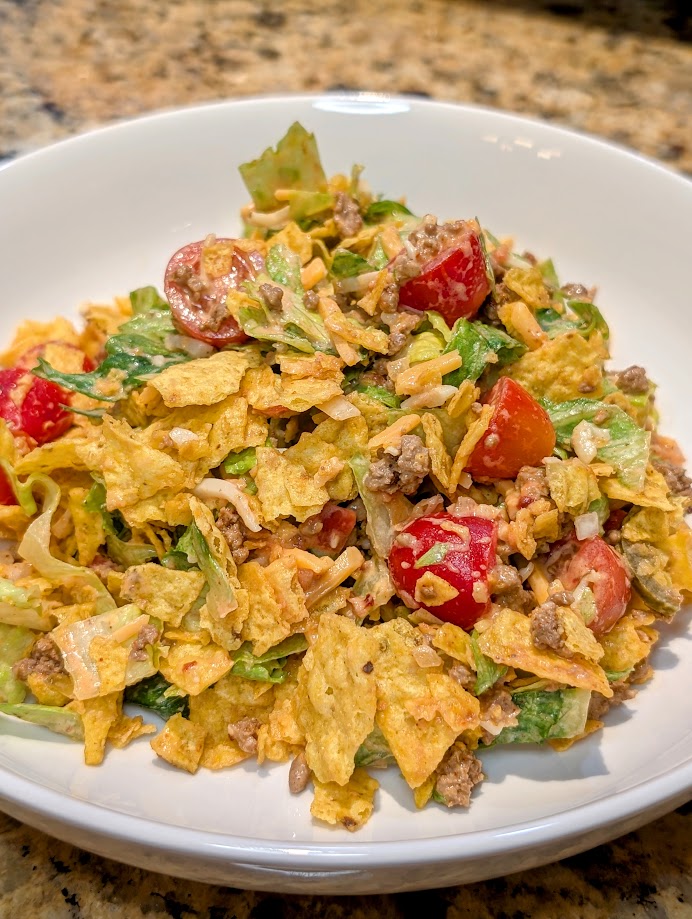 Mom’s Thousand Island Taco Salad