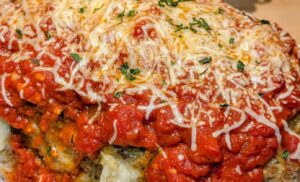 Mozzarella Stuffed Italian Meatloaf