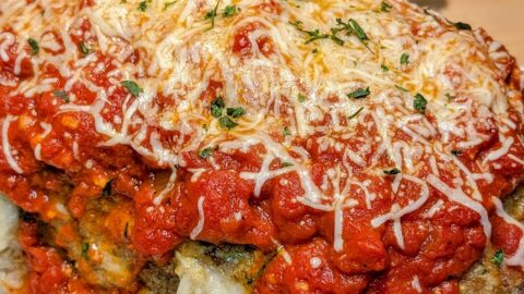 Mozzarella Stuffed Italian Meatloaf