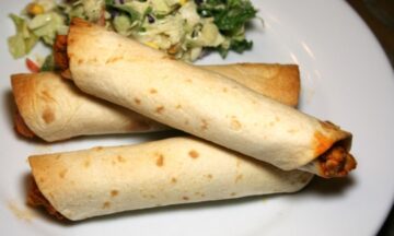 Baked Buffalo Chicken Taquitos