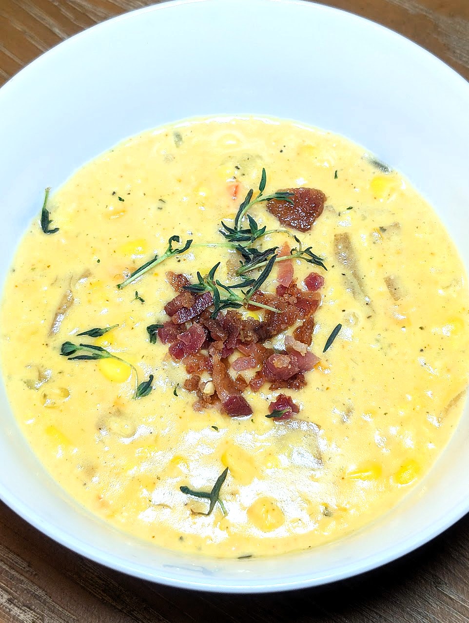 Creamy Spicy Chicken Corn Chowder
