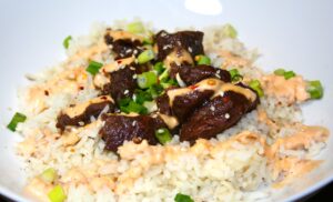 Spicy Korean Steak & Rice