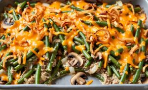 Cheddar Green Bean Casserole