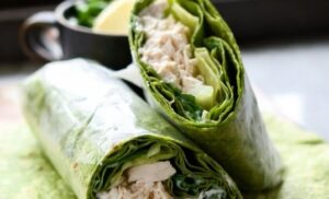 Light Chicken Caesar Wrap