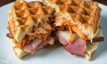 Keto Reuben Chaffles