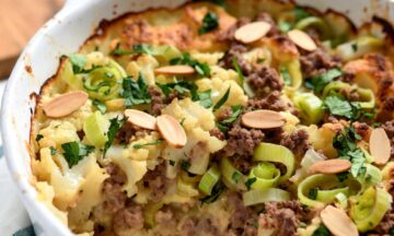 Keto Cauliflower & Herb Kugel